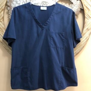 SB Brand Scrub Top, Navy, women’s plus size 2XL